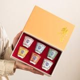  Bộ Chén Trà Gốm Sứ Sắc Màu 
