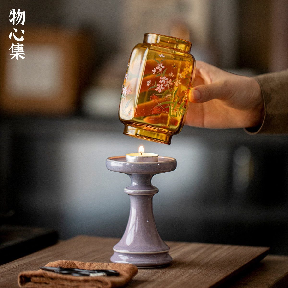  Đèn Chân Nến Hoa Nở 