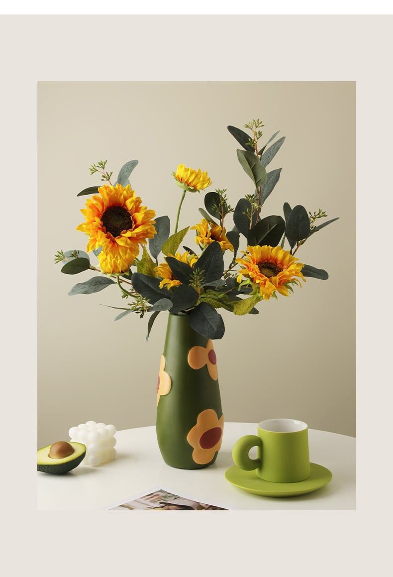  Bình Hoa Gốm Painting 