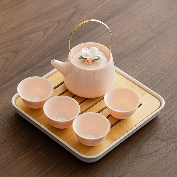  Bộ Ấm Trà Hoa Ngọc 
