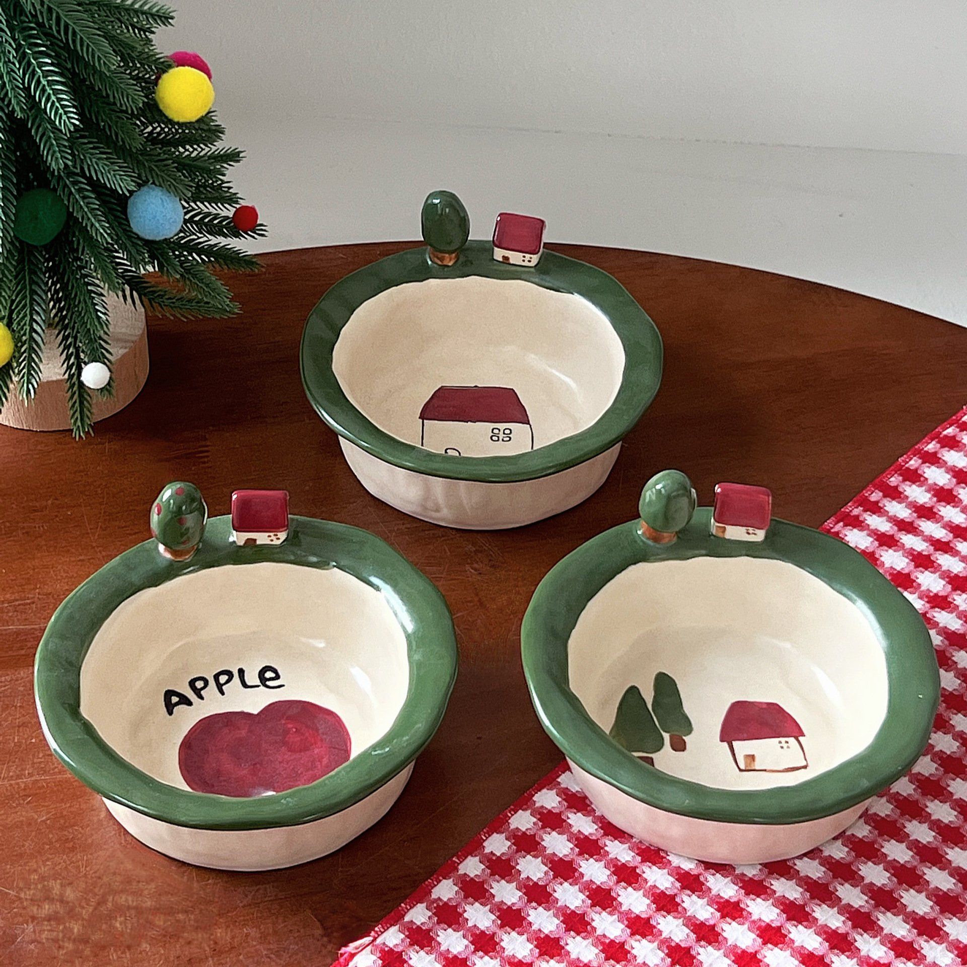  Bát Gốm Little Forest 