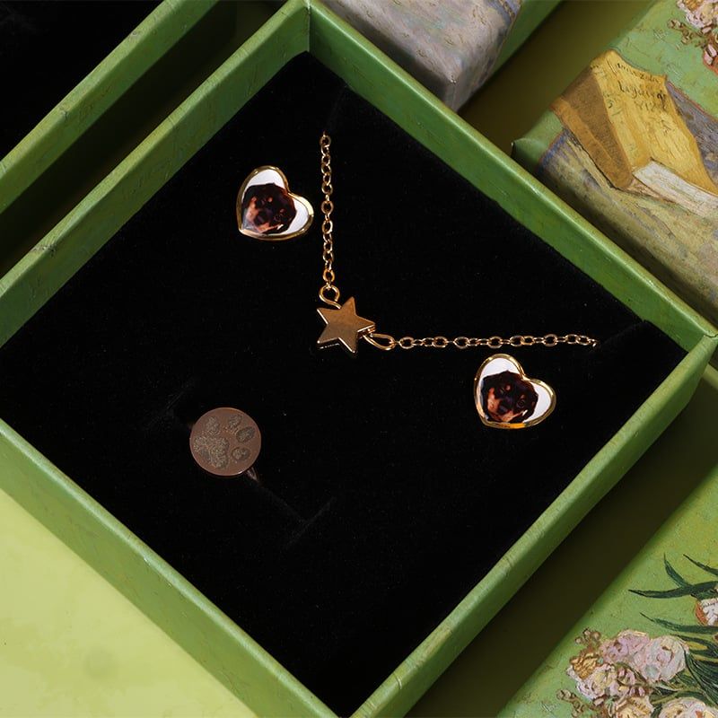  Hộp Trang Sức Tranh Sơn Dầu 