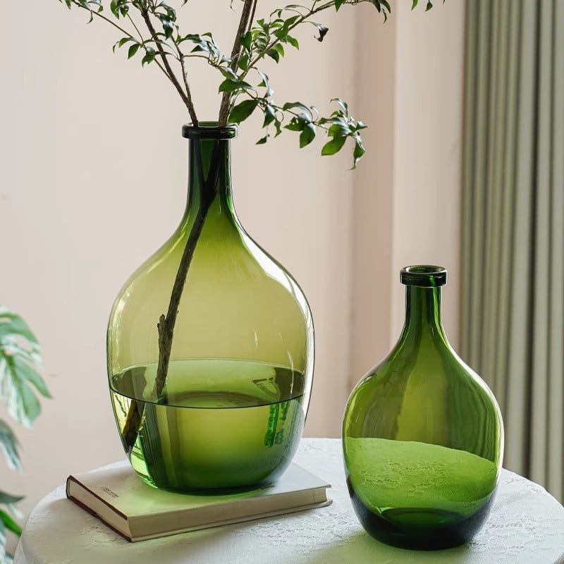  Bình Hoa Thuỷ Tinh Olive 