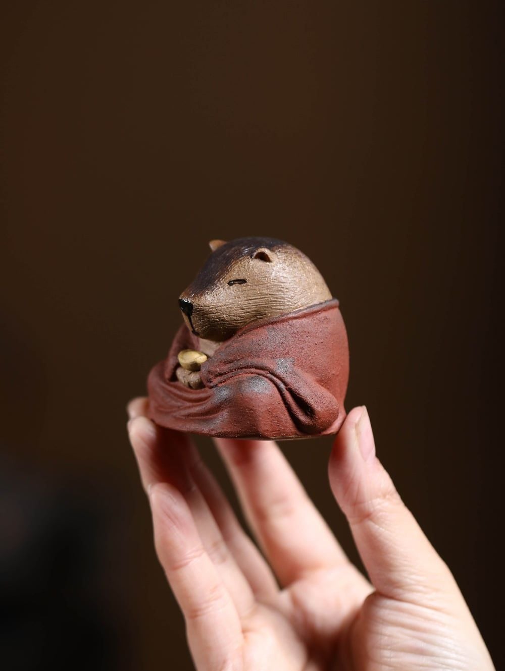  Tượng Tiểu Phúc Ôm Thỏi Vàng 