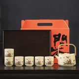  Bộ Ấm Hoa Anh Túc (Kèm Khay) 