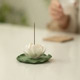  Đế Đốt Trầm White Lotus 