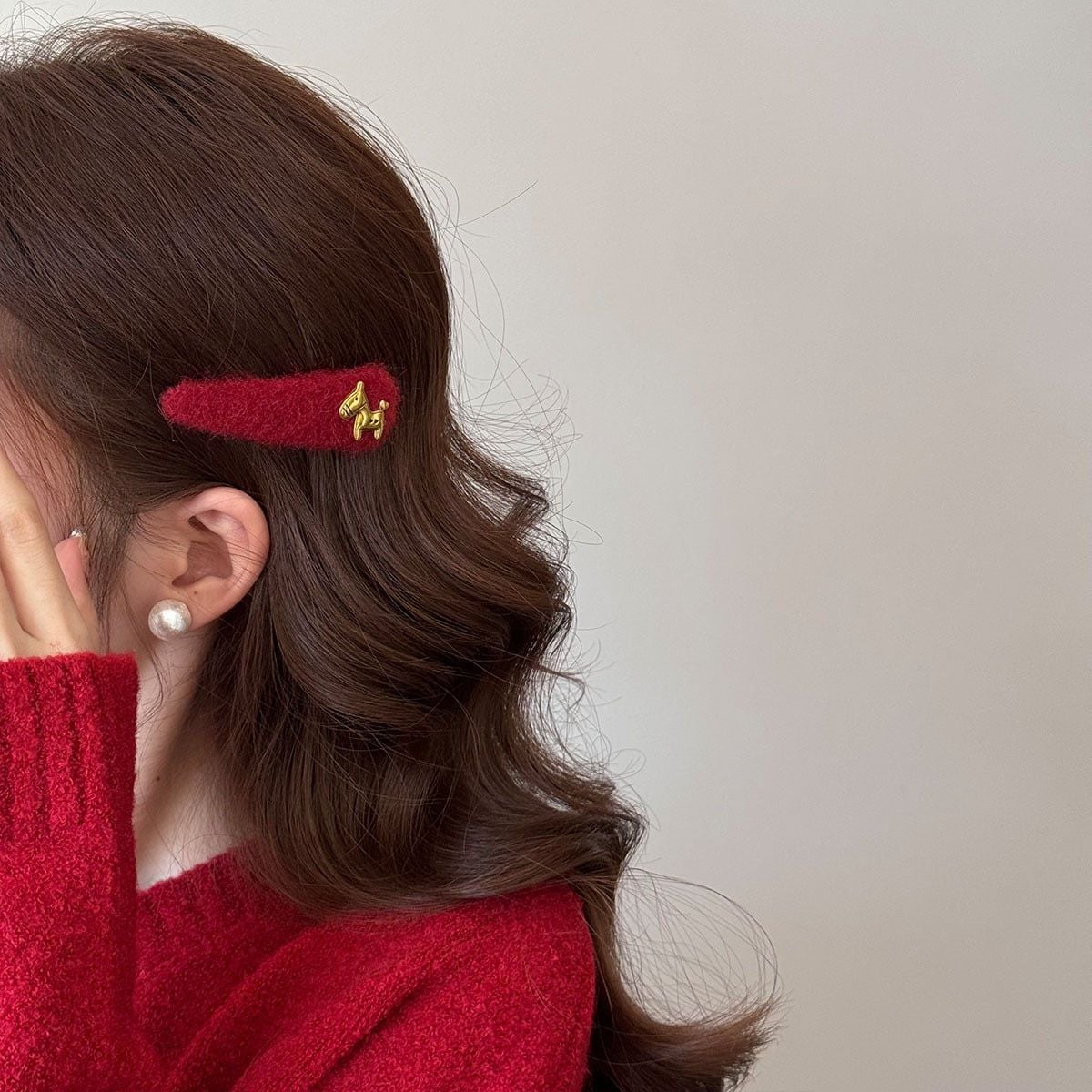  Kẹp Tóc Ngựa Bông 