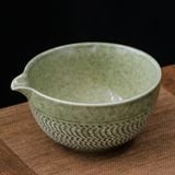  Bát Chawan Sần Xanh Rêu 