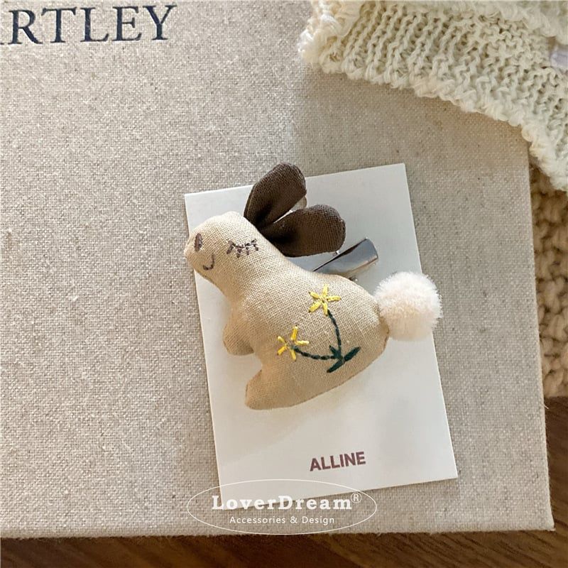  Kẹp Tóc Vải Bông Mori Girl 