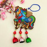  Dây Treo Ngựa Thêu Chuông Ngũ Sắc 