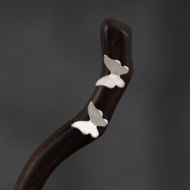  Trâm Cài Tóc Bướm Bạc 