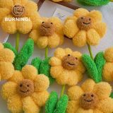  Cành Hướng Dương Bông Xù 
