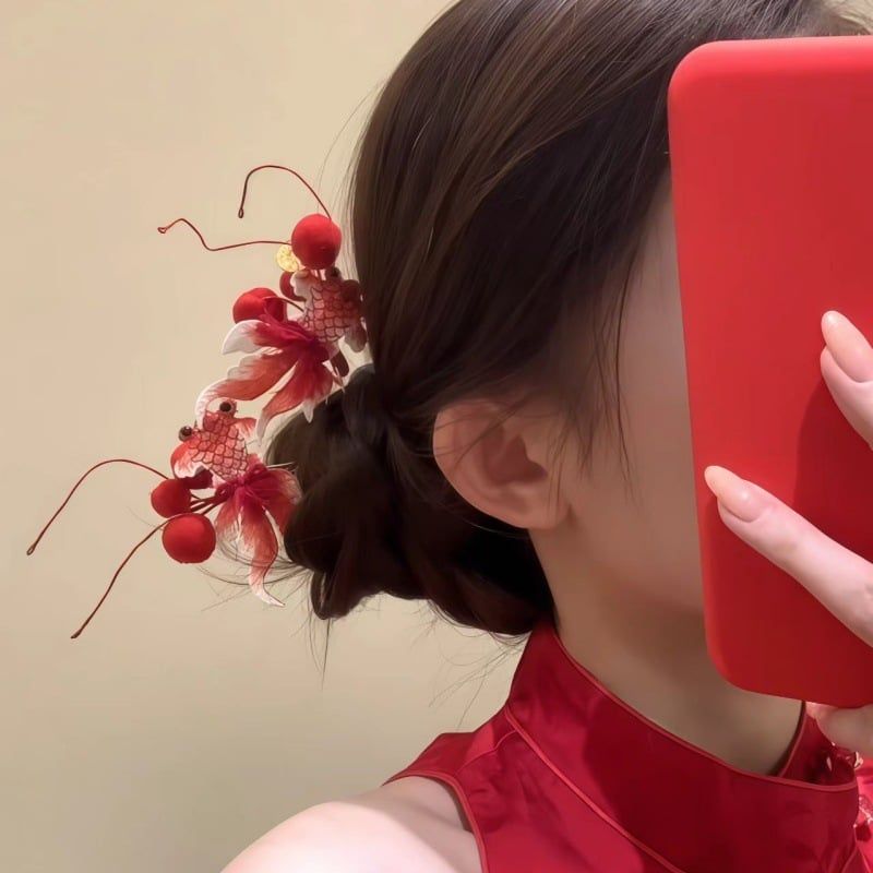  Trâm Cài Tóc Cá Chép Phú Quý 