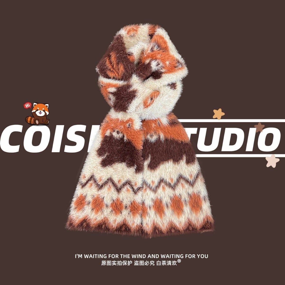  Khăn Quàng Cổ Gấu Mèo 