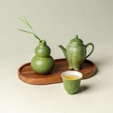  Bình Hồ Lô Lục Diệp Điểm Kim 