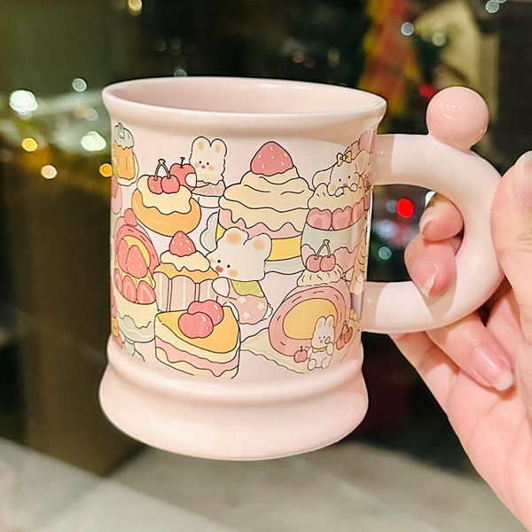  Cốc Gốm Thỏ Dễ Thương 