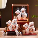  Tượng Gốm Thần Mã Chiêu Tài 