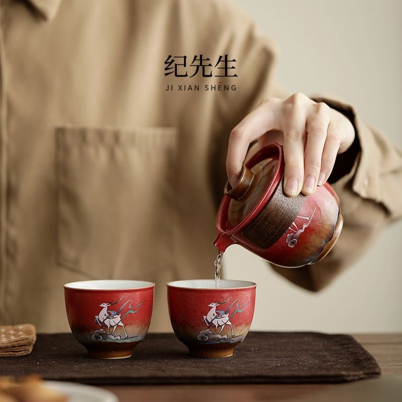  Bộ Ấm Trà Hươu Đỏ 