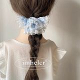  Scrunchie Xanh Ren Hoa Nhí 