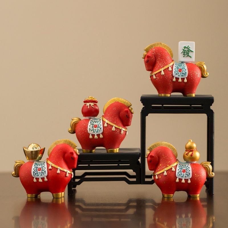 Tượng Ngựa Mã Đáo Cát Tường 