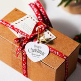  Tag Treo Trái Tim Giấy Happy Christmas 