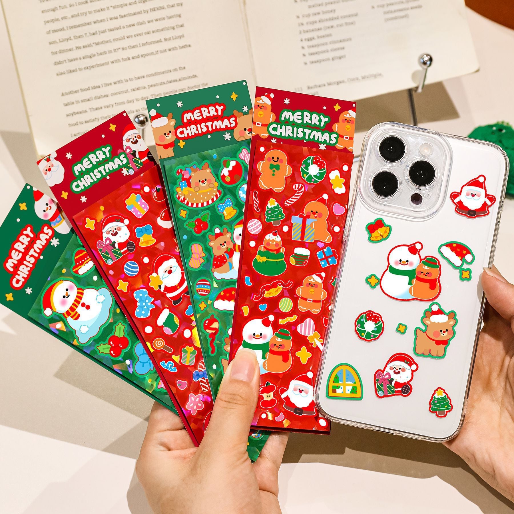  Sticker Merry Christmas 