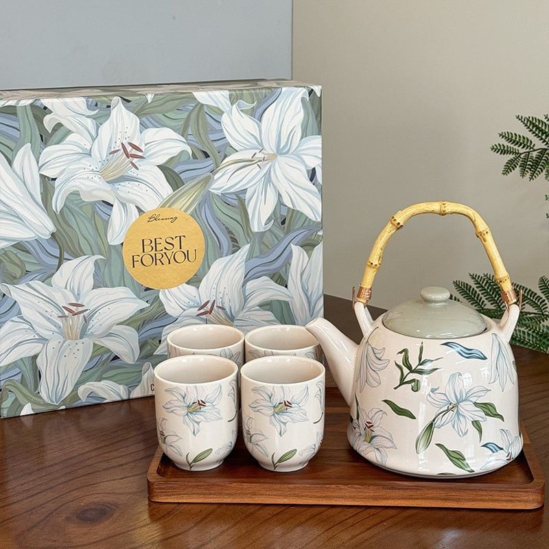  Bộ Ấm Trà Lily 