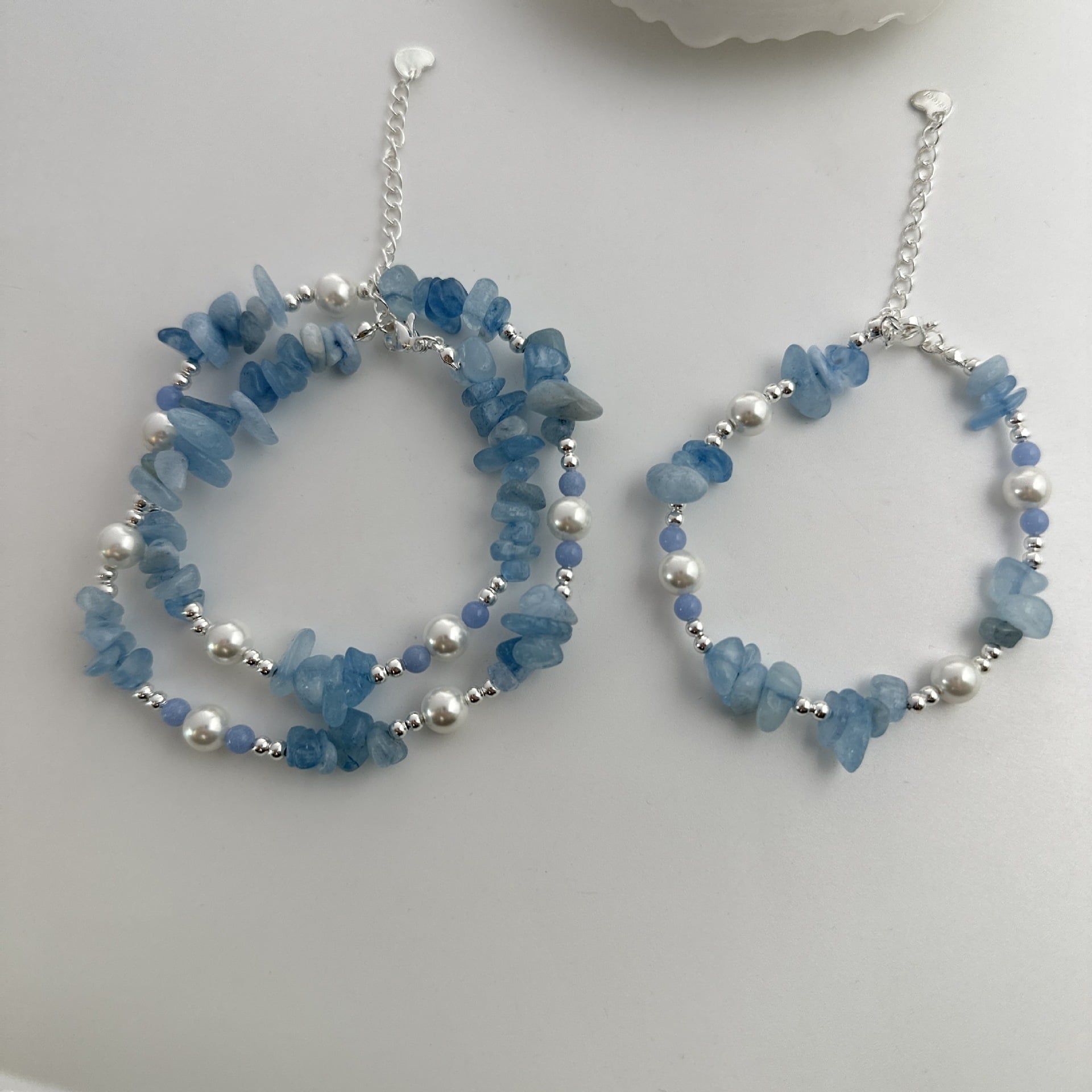  Vòng Aquamarine Pearl 