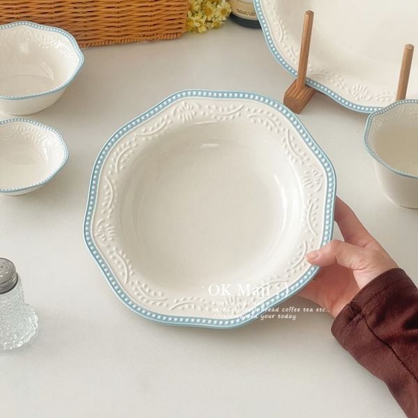  Bộ Đồ Ăn In French Retro 