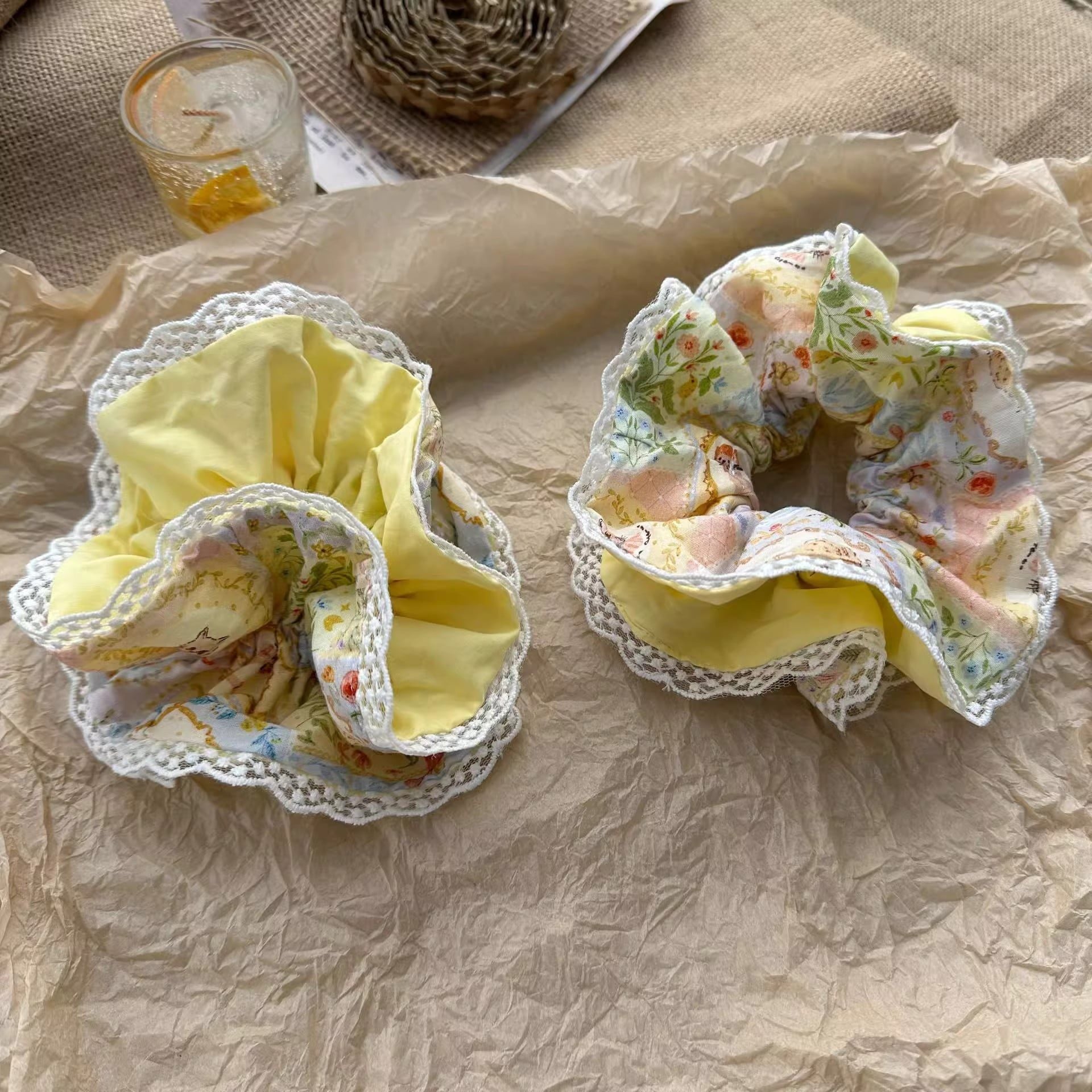  Scrunchie Buttercup Garden 