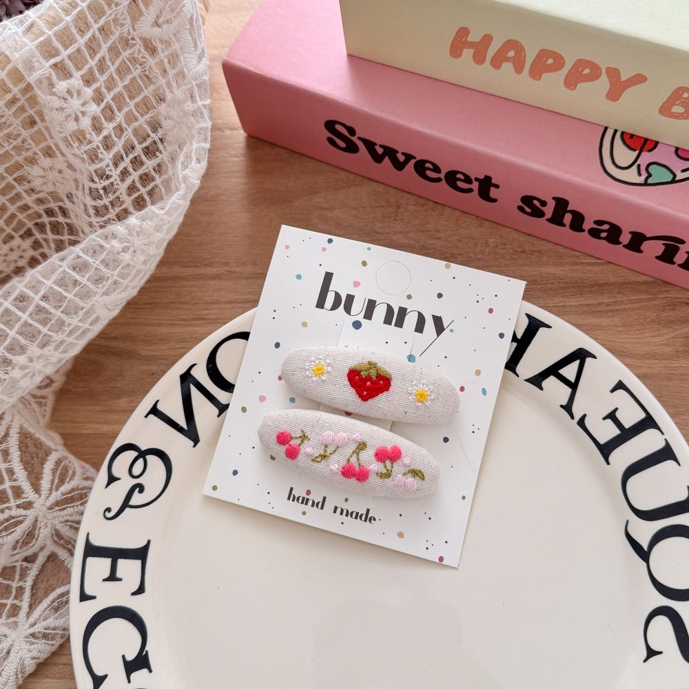  Kẹp Vải Thêu Thủ Công 