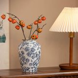  Bình Gốm Hoa Dâm Bụt 