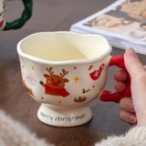  Cốc Gốm Merry Christmas Quai Bện 