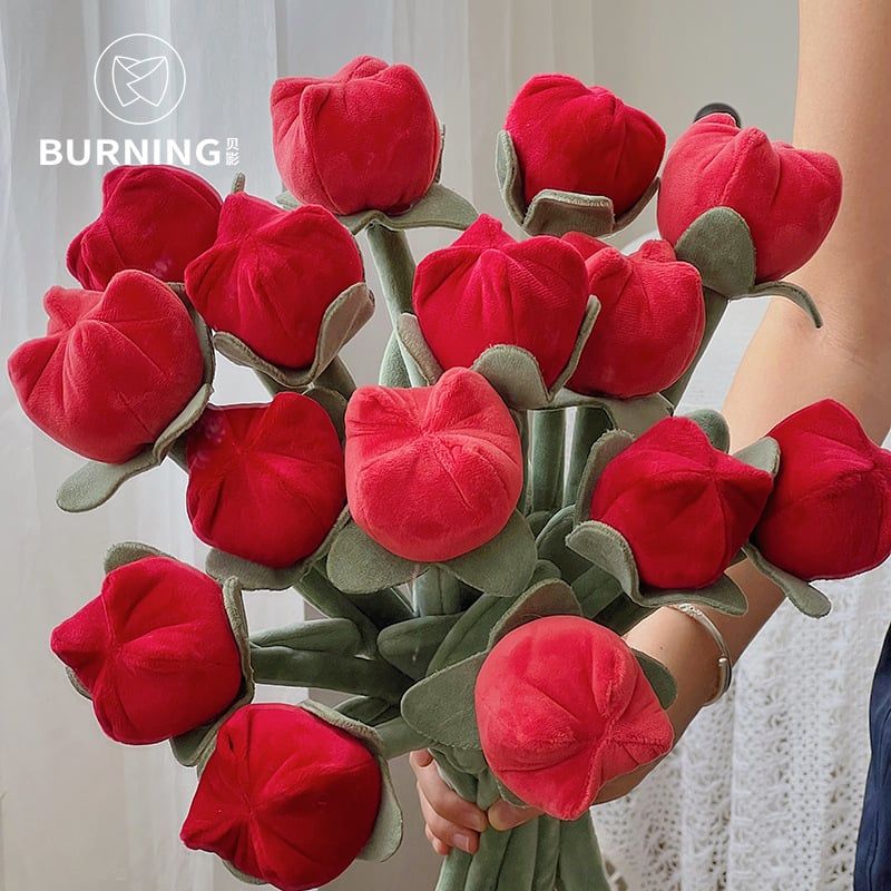  Cành Hoa Tulip Bông 