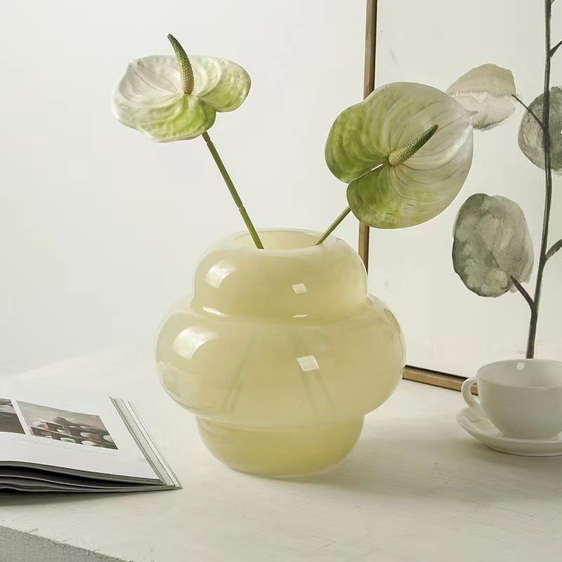  Bình Hoa Cream Bubble 
