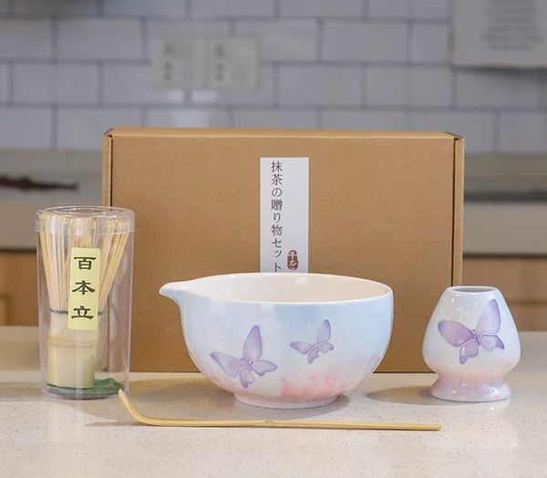  Set Pha Matcha Blooming Butterfly 