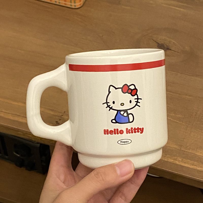  Cốc Gốm Hello Kitty Có Quai 