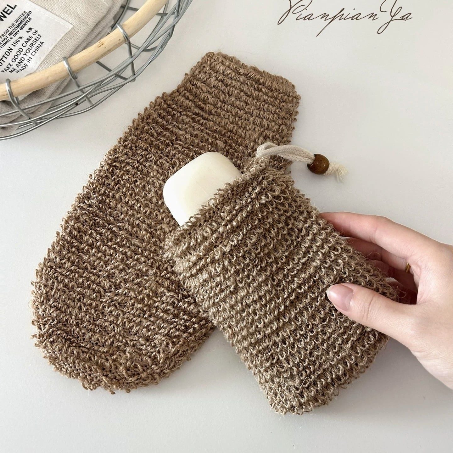  Túi Đựng Xà Phòng Sợi Đay 