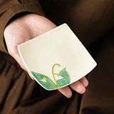  Đĩa Trà Linh Lan Vẽ Tay 