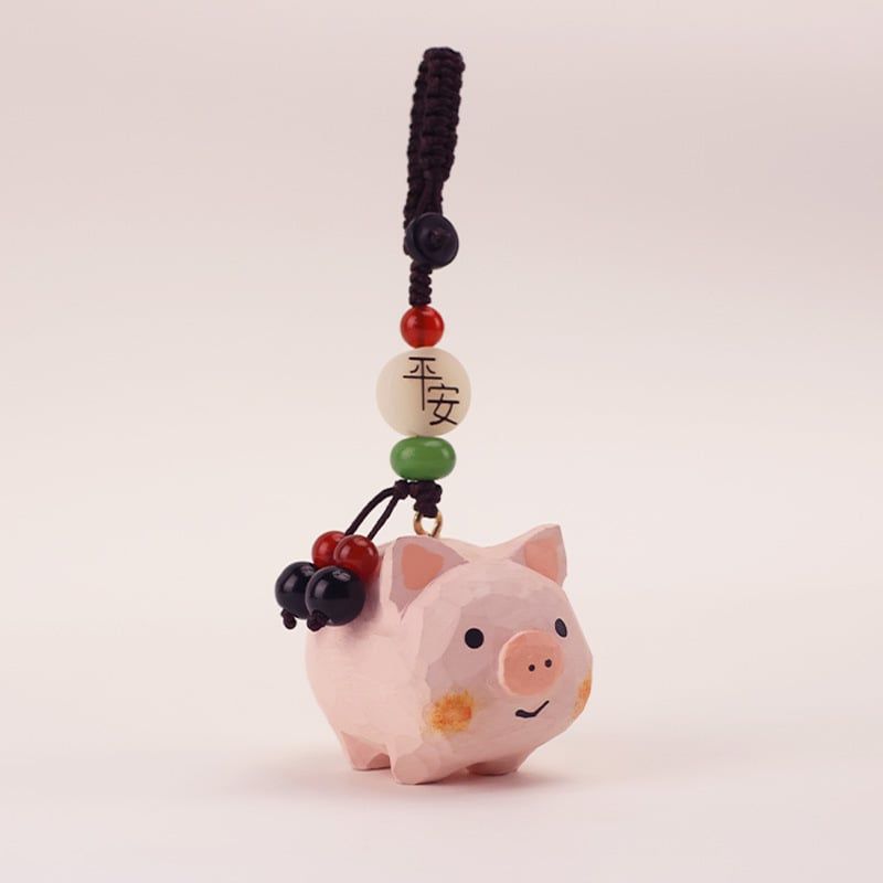  Dây Treo Heo Gỗ May Mắn 