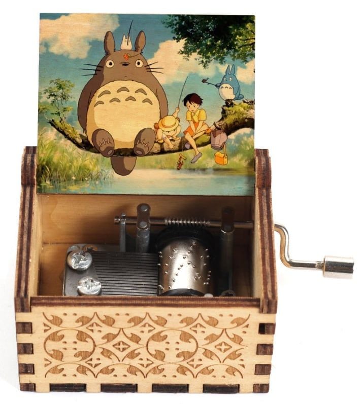  Hộp Nhạc Gỗ Hoạt Hình Retro 