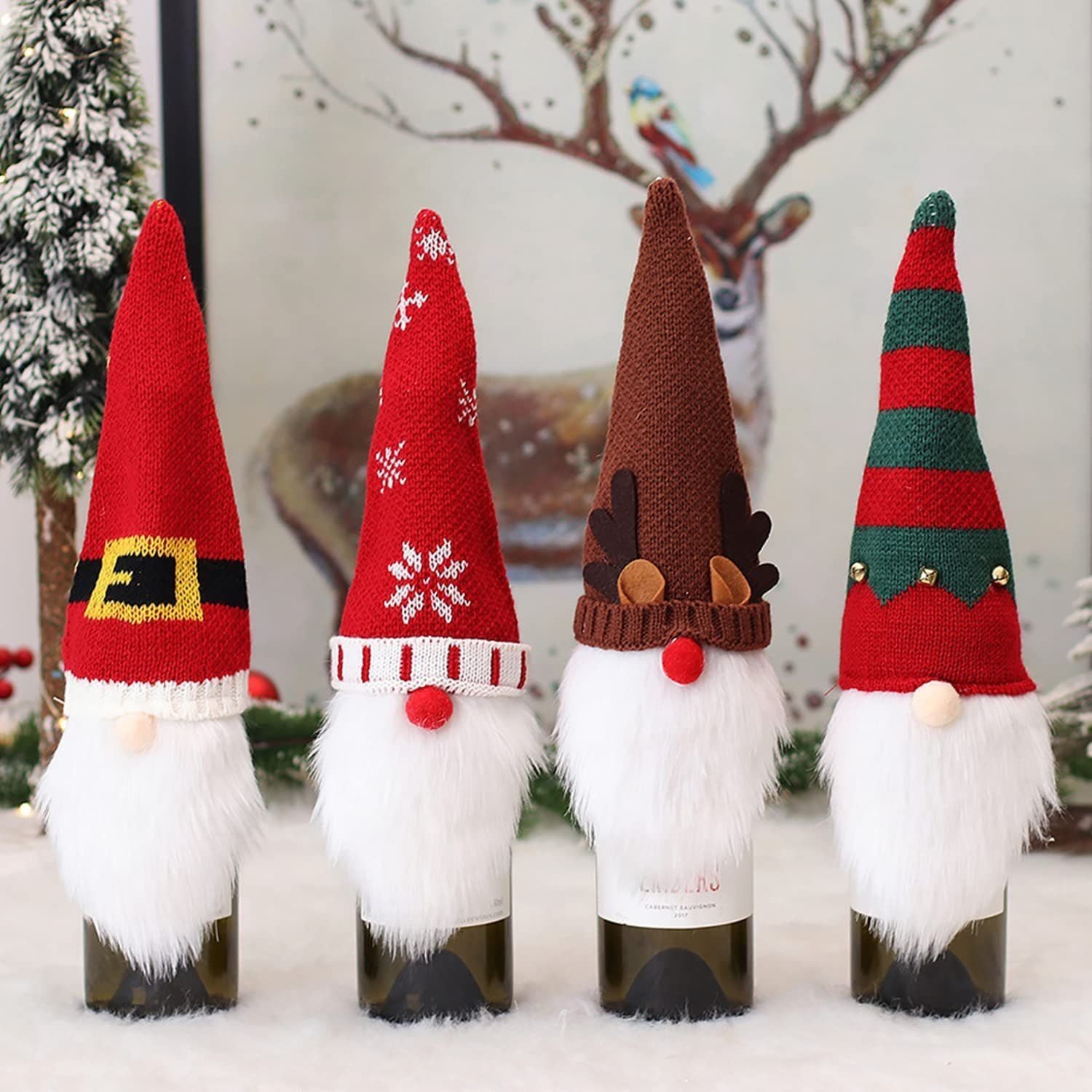  Thần Lùn Trang Trí Chai Rượu 