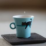  Tách Trà Xanh Ngọc Vẽ Tay 