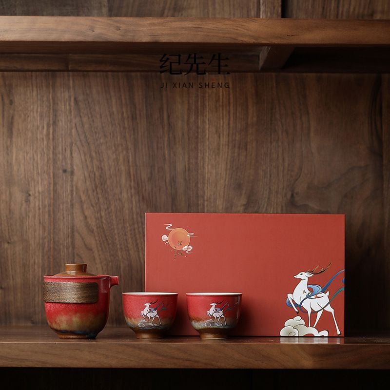  Bộ Ấm Trà Hươu Đỏ 