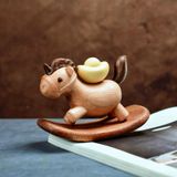  Ngựa Gỗ Bập Bênh Tài Lộc 