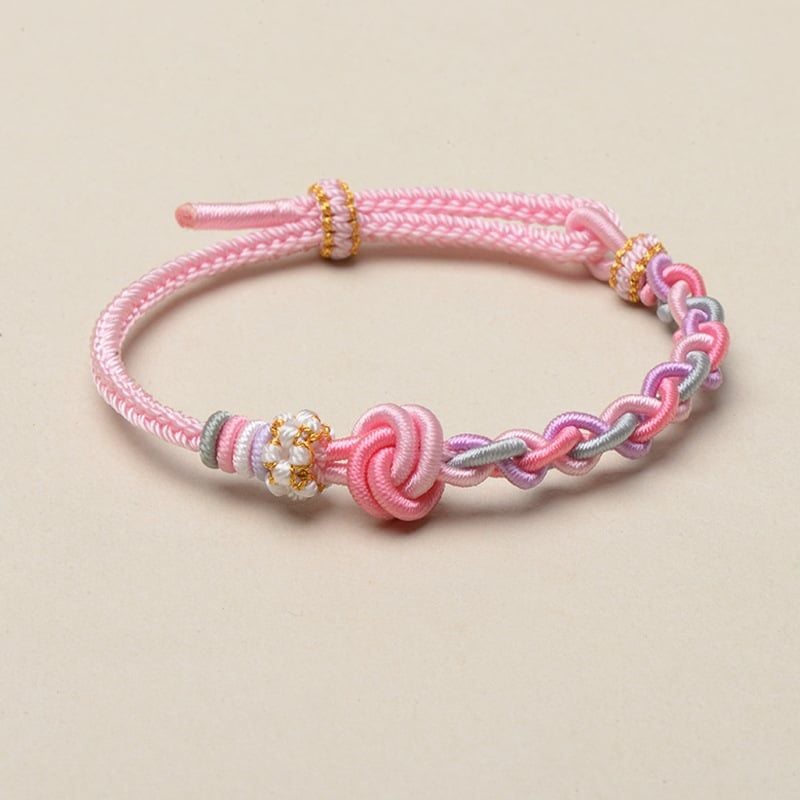  Vòng Tay Bện Dây Pastel 
