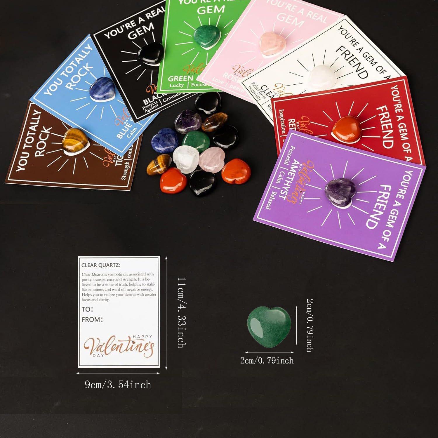  Đá Trái Tim Valentine 