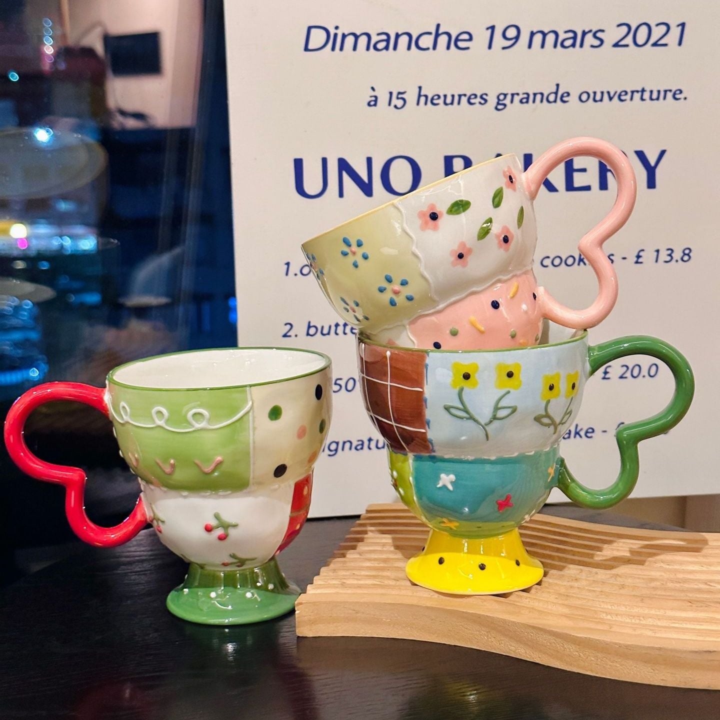  Cốc Gốm Patchwork Bliss 