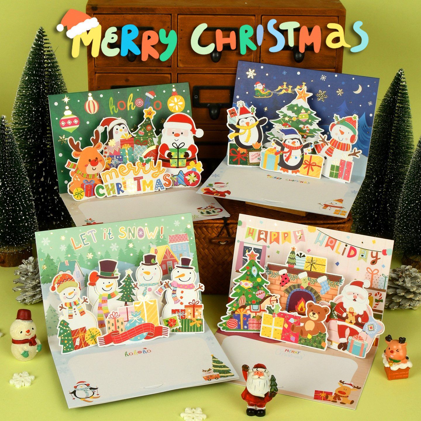  Thiệp Giáng Sinh 3D 