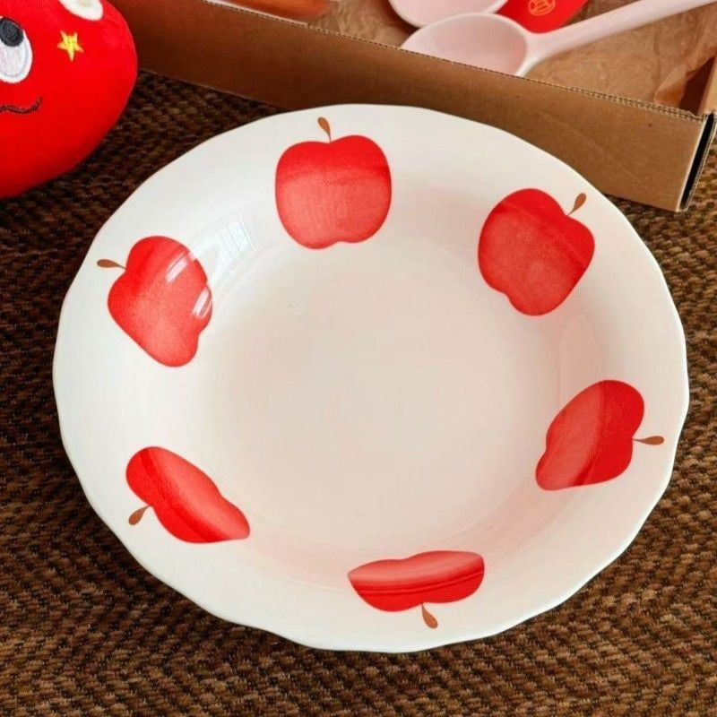  Bát, Đĩa Táo Đỏ 
